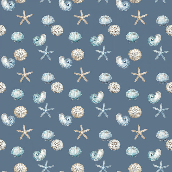 BLUE ESCAPE COASTAL Shell Toss Colonial