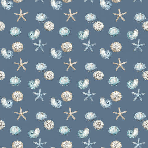 BLUE ESCAPE COASTAL Shell Toss Colonial