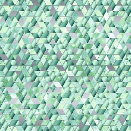 SHINY OBJECTS, SWEET SOMETHINGS Sugar Crystal Julep Metallic - FAT QUARTER