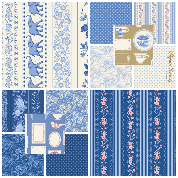 SOMETHING BLUE Blenders, Borders, Labels One Metre Bundle - Pre Order (June 2026) (Copy)