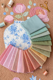 TILDA APPLIQUE FLOWERS Fat Eighth Bundle (Something Blue) - NEW ARRIVAL