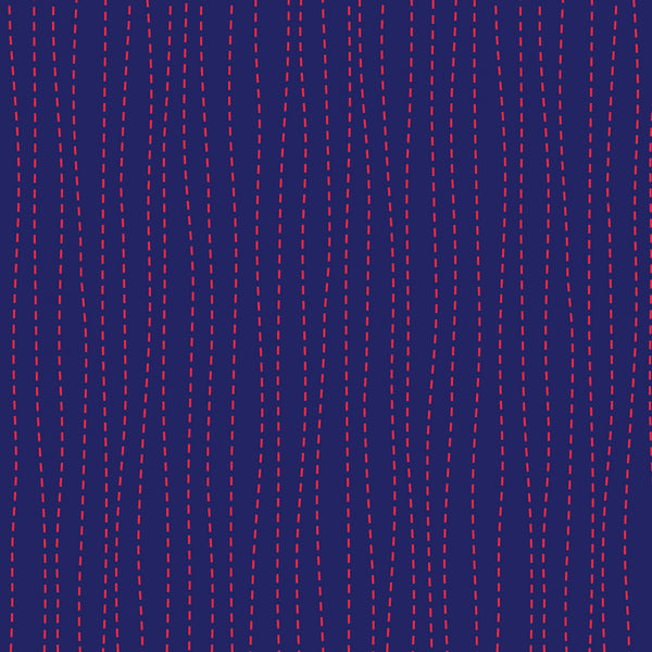 CHERRY PATCH Stitched Stripe Navy Blue - PRE ORDER (Feb 2025)