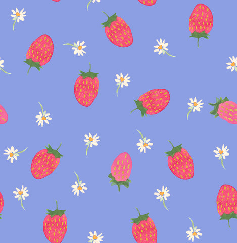 SECRET GARDEN Strawberries Cornflower - NEW ARRIVAL