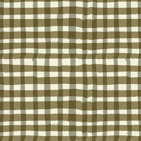 ROOTS OF NATURE Gingham Olive 25cm