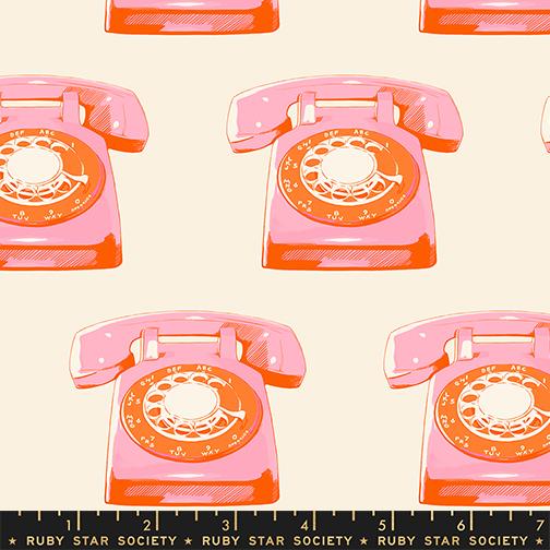 SPARKLE MART Telephones Novelty Vintage Retro Kitsch Natural - PRE ORDER (Sept 2026)