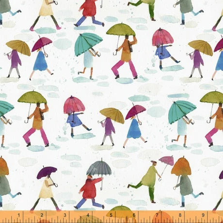 RAIN OR SHINE Umbrellas - FAT QUARTER