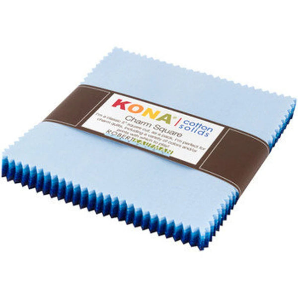 KONA SOLIDS Waterfall Palette Charm Pack - NEW ARRIVAL