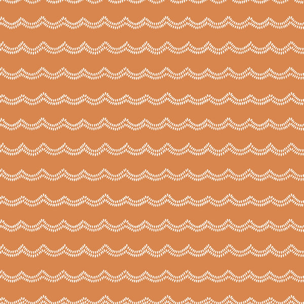 LITTLE SWAN Waves Golden Brown
