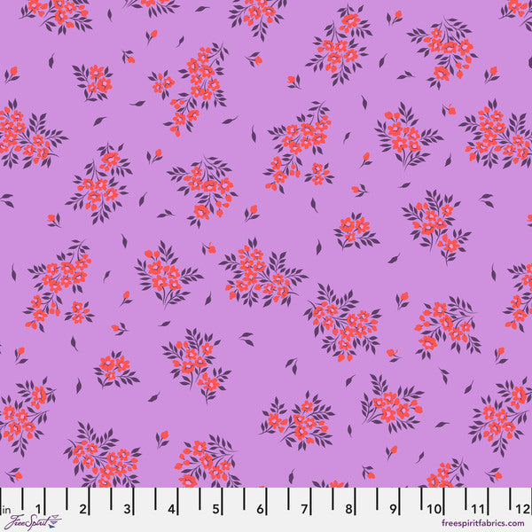 TRUE COLOURS 2025 What A Ditz Heliotrope - FULL MOON FOREST II by Tula Pink - NEW ARRIVAL