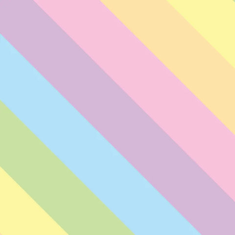 WIDEBACK Diagonal Rainbow Stripes (Cot Panels) - NEW ARRIVAL