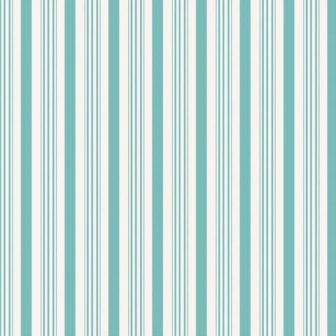 BAREFOOT ROSES CLASSICS Wallpaper Stripe - FAT QUARTER