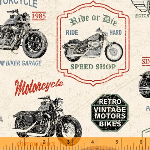 BORN TO RIDE Vintage Motorcycle