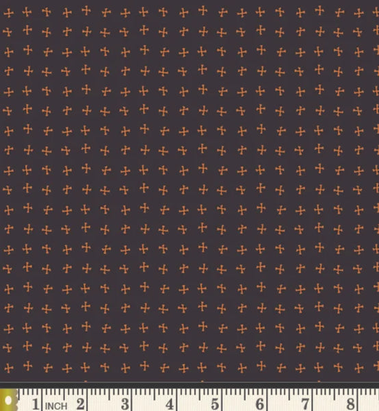 SWEET N SPOOKIER Crossed Bones - FAT QUARTER