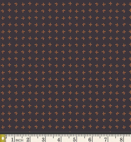 SWEET N SPOOKIER Crossed Bones - FAT QUARTER