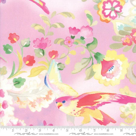 FLIGHTS OF FANCY Butterflies Pink - FAT QUARTER