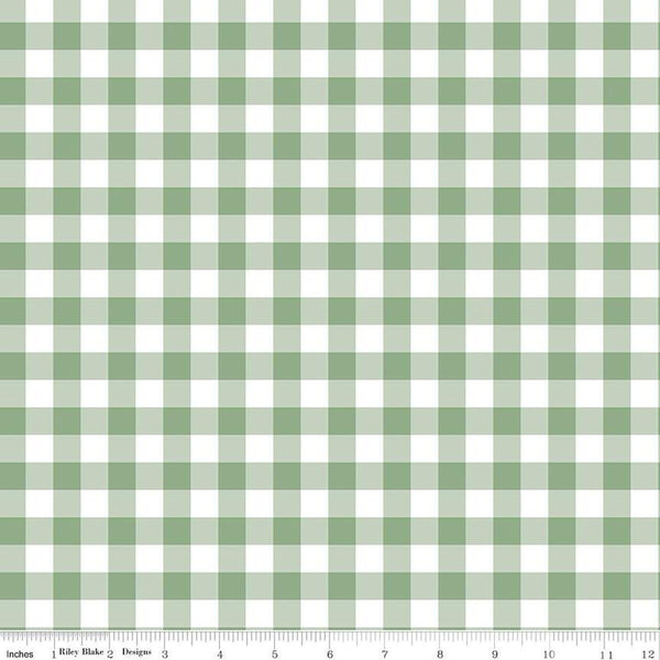 IT'S A GIRL Gingham Sage- FAT QUARTER (Copy)