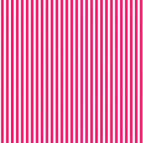 PICNIC Stripe Red - FAT QUARTER