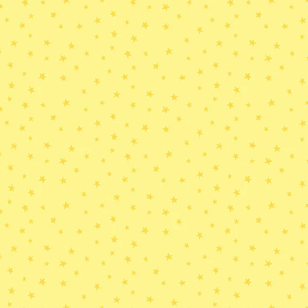 BELIEVE Small Stars Yellow - FAT QUARTER