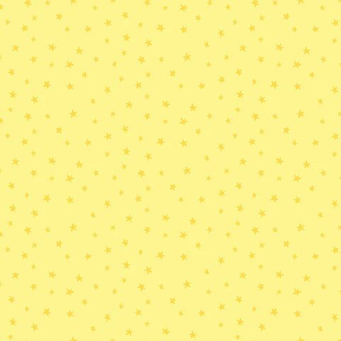 BELIEVE Small Stars Yellow - FAT QUARTER