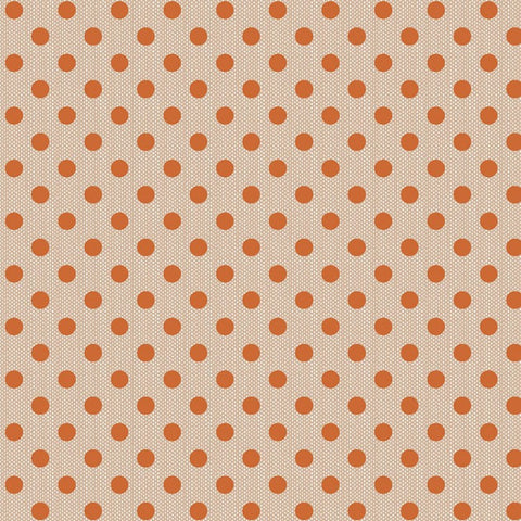 CREATING MEMORIES Polkadot Ginger - FAT QUARTER