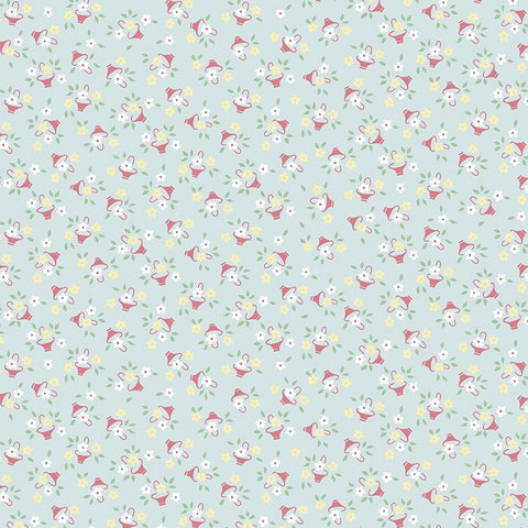 EASTER PARADE Baskets Sky - FAT QUARTER