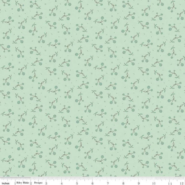 ADEL IN SPRING Tripleberry Aqua - FAT QUARTER