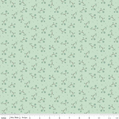 ADEL IN SPRING Tripleberry Aqua - FAT QUARTER
