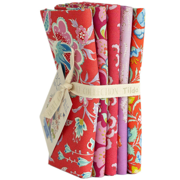 BLOOMSVILLE Tomato Plum Fat Quarter Bundle - NEW ARRIVAL