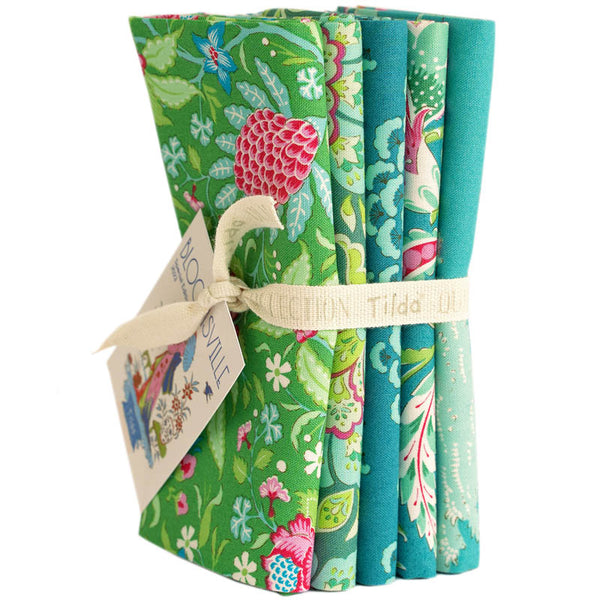 BLOOMSVILLE Pine Turquoise Fat Quarter Bundle - NEW ARRIVAL