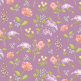 ADEL IN SPRING Main Violet - SALE $19.00 p/m