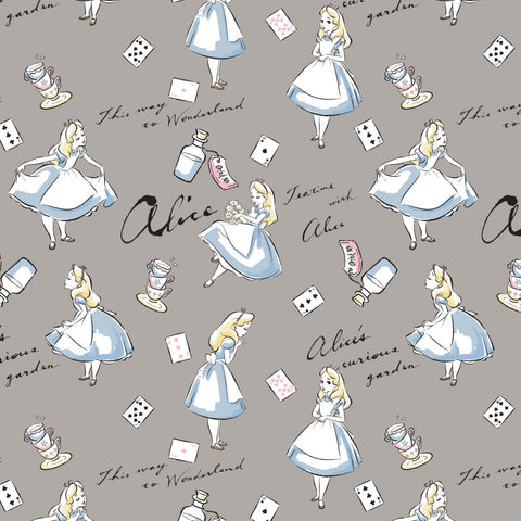 ALICE IN WONDERLAND DISNEY Grey
