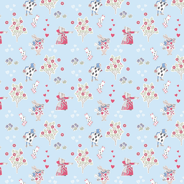 ALICE IN WONDERLAND Queen of Hearts Blue - SALE $17.00 p/m