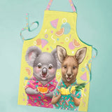 AUSSIE FRIENDS SUMMER Apron Panel