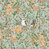 THE SCENIC ROUTE Australiana Fairytale Pale Aqua (Woven) - SALE $23.00 p/m