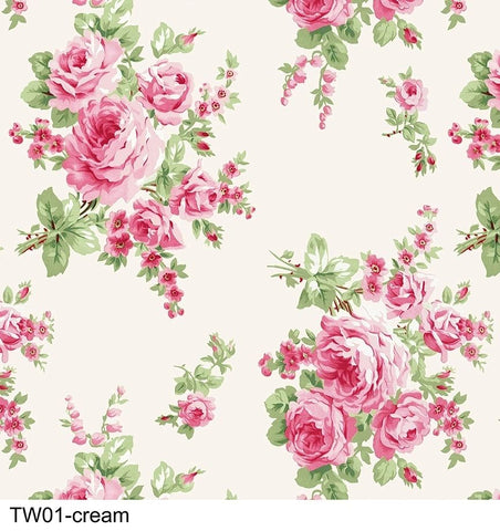 BAREFOOT ROSES CLASSICS Large Roses Cream - NEW ARRIVAL