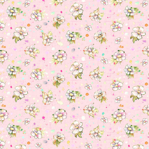 BOOTS & BLOOMS Small Floral Pink - SALE $22.00 p/m
