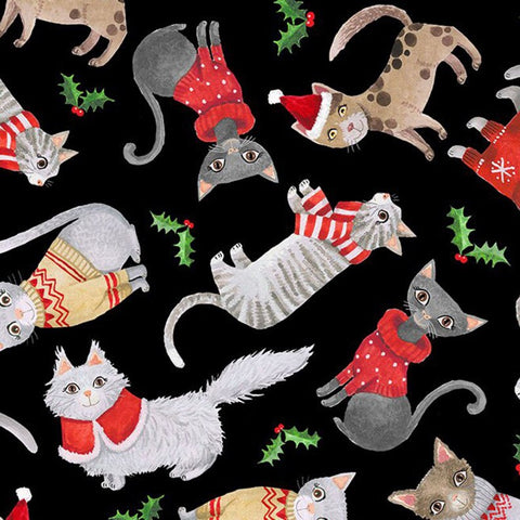 CATS Black in Christmas Sweaters - NEW ARRIVAL