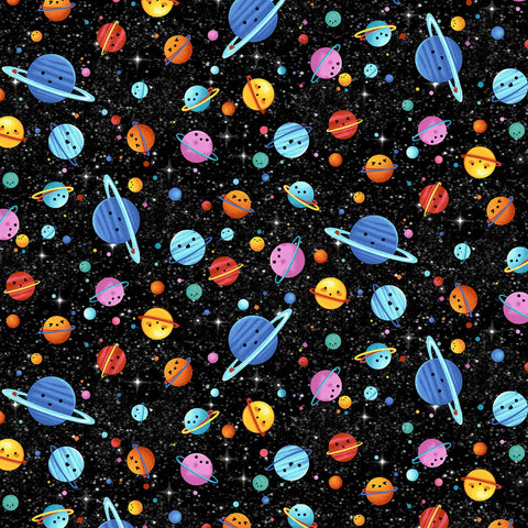 HULA UNIVERSE Cosmic Space Black Metallic