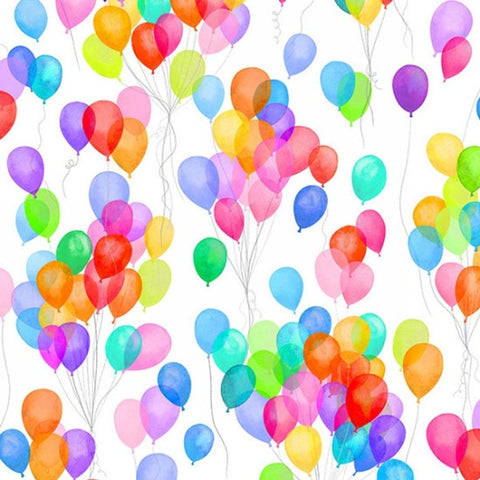 CUE THE CONFETTI Balloons White