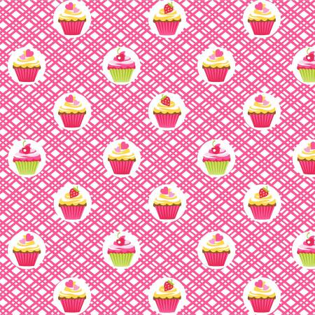 CUPCAKE CAFE Cupcake Geo Pink - SALE $17.00 p/m