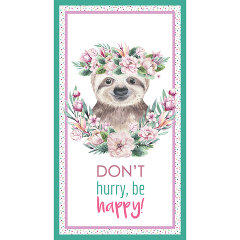 TROPICAL ZOO Sloth Cot Panel