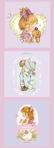 SARAH KAY WITH LOVE 3 Block Panel Lilac - NEW ARRIVAL
