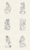 SARAH KAY WITH LOVE Stitchery Panel LINEN/COTTON (Extra Wide)