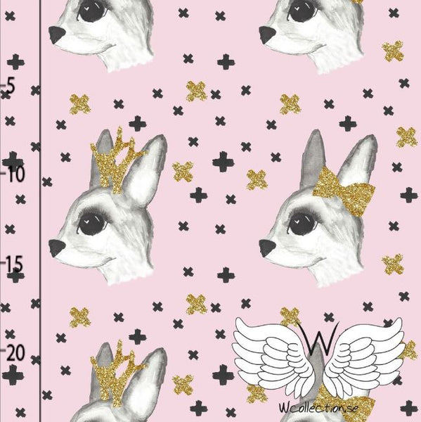 W COLLECTION ORGANIC KNIT Deer Date Pink -  SALE $21.00 P/M