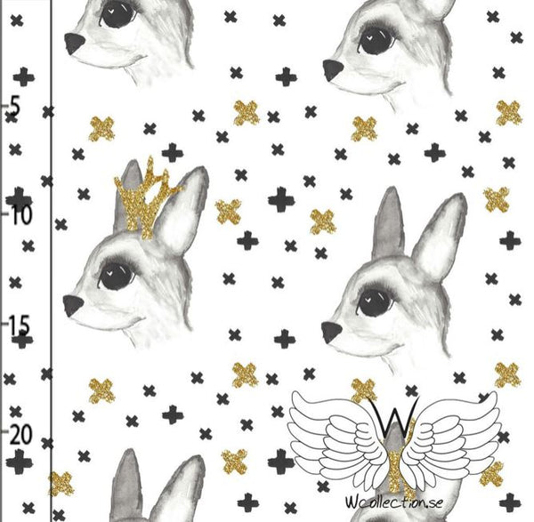 W COLLECTION ORGANIC KNIT Deer Date White -  SALE $21.00 P/M