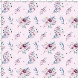 CUSTOM DIGITAL WOVEN (Cotton Sateen 150gsm) Delicate Peonies - Bouquets Soft Pink