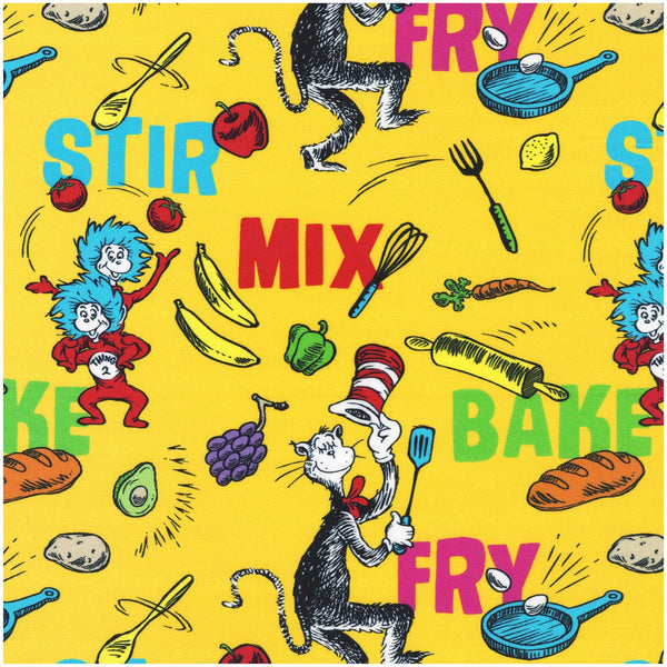 DR SEUSS CHEF Words Yellow