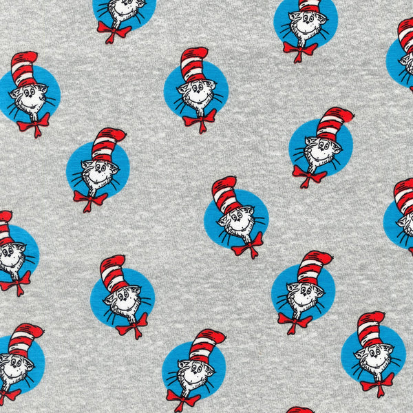 DR SEUSS THE CAT IN THE HAT Cameo Grey KNIT - NEW ARRIVAL