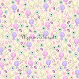 CUSTOM DIGITAL WOVEN (Cotton Sateen 150gsm) Dreamy Babes - Pastel Balloons