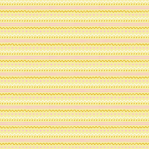 EASTER EGG HUNT Geo Yellow - SALE $15.00 p/m